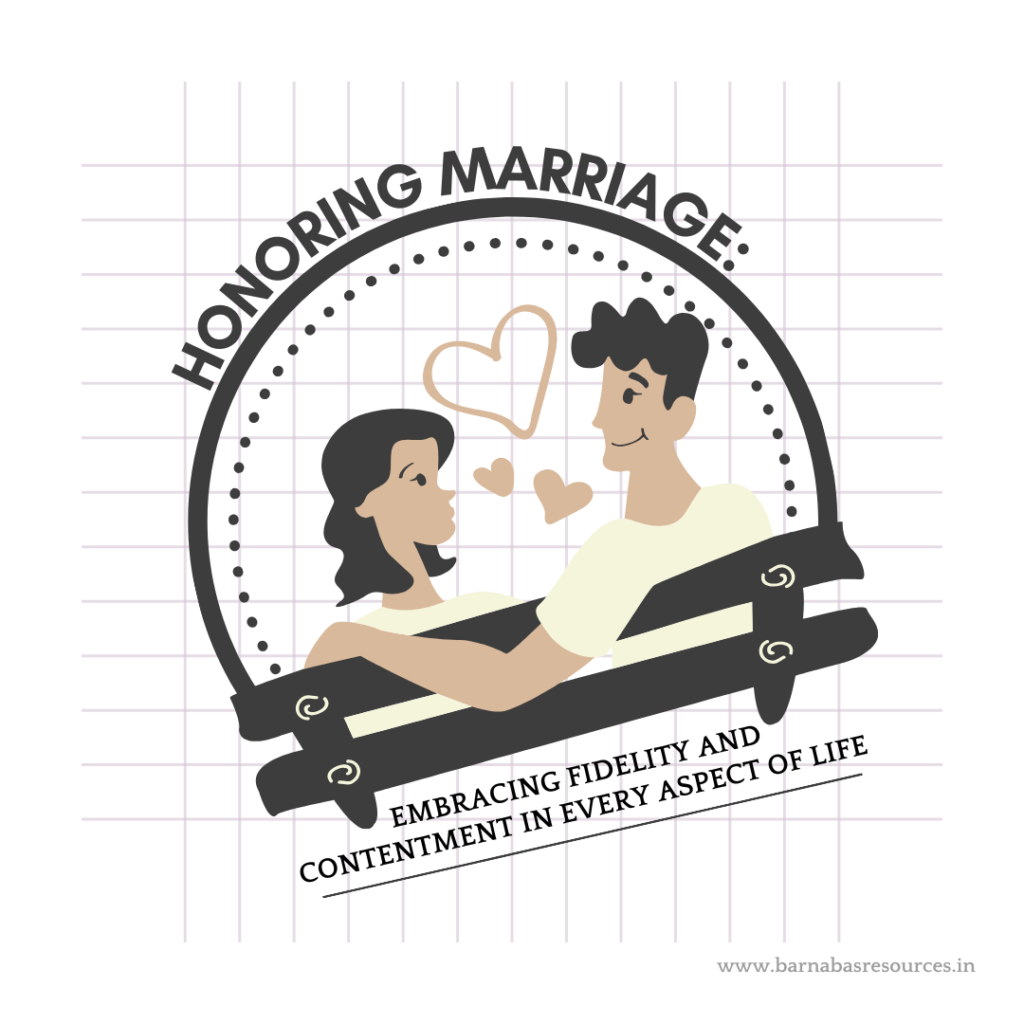 Honoring Marriage Embracing Fidelity and Contentment in Every Aspect of Life